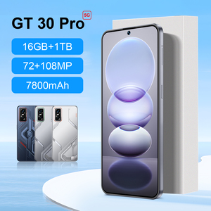 GT30 Pro Max 5g điện thoại thông minh 16GB/1TB lưu trữ <span class=keywords><strong>Dual</strong></span> <span class=keywords><strong>Sim</strong></span> 108mp 4k 120Hz chơi game phiên bản toàn cầu - Product Image 4