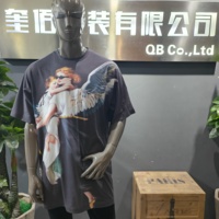 T-shirt col rond homme, grande taille, personnalisé, urbain, élégant, blanc, broderie, presse à chaud, Cacsual, méga imprimé