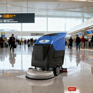 Nettoyeur de sol électrique de haute qualité, compatible avec les sols en carrelage, nettoyeur de sol à conducteur marchant, machine à laver les sols d'usine - Product Image 1