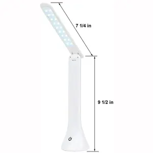 New Arrival foldable Abs Dimmable Portable Desk Cob Led Led Craft Lamp For Reading