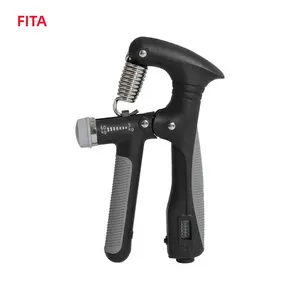 Adjustable 5-60kg Multi-functional Portable Fitness Equipment R type Spring Mechanical Counting Strengthener Hand Grip