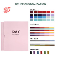 Carnet A5 de haute qualité pour usine, journal personnalisé, planificateur mensuel, coffret avec étui, agenda à couverture rigide et reliure cousue