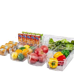 Paquete de 6 Organizadores de <span class=keywords><strong>despensa</strong></span>, caja de almacenamiento para refrigerador de cocina, organizador de nevera, contenedor organizador de almacenamiento de alimentos para Cocina - Product Image 1