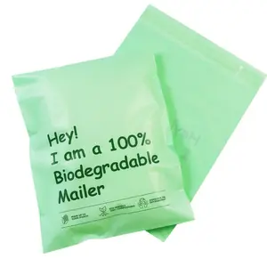 Paquete sellado biodegradable, sobres con logotipo personalizado, envío de mensajería, bolsas de correo, venta al por mayor