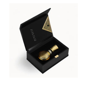 Tiroir en carton noir de luxe de 50ml, échantillon de papier extractible, conception vide, emballage de boîte de parfum cadeau pour parfum - Product Image 3