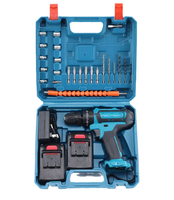 Perceuse à percussion sans fil portable avec batterie rechargeable, moteur sans balais 21V, ensemble OEM, multifonctionnelle, électrique, pour la maison