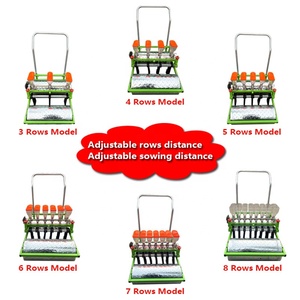 Sembradora manual de precisión de 3-8 hileras, de un <span class=keywords><strong>grano</strong></span> y un orificio, para semillas de granos pequeños - Product Image 2