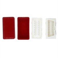 Conector Universal OBDII OBD2 de 16 Pines Macho y Hembra, Adaptador de Enchufe Hembra OBD II, Conector OBD 2 con Carcasa