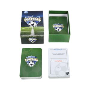 Cartes de quiz de football écologiques, jeu de <span class=keywords><strong>questions</strong></span>-réponses non officiel en papier <span class=keywords><strong>pour</strong></span> enfants et <span class=keywords><strong>adultes</strong></span> - Product Image 1