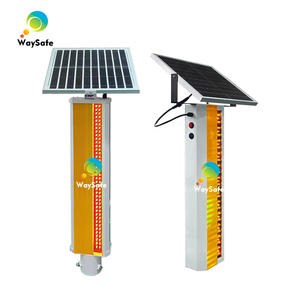 Luz de advertencia <span class=keywords><strong>solar</strong></span> inalámbrica GPS sincronizada antiniebla de alta velocidad con intermitencia para contorno de tráfico y protección IP66 - Product Image 2