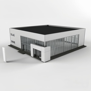 Thiết Kế Hiện Đại Thương Mại Đúc Sẵn Kết Cấu Thép Xây Dựng Kim Loại Không Gian Khung Prefab Kho - Product Image 1