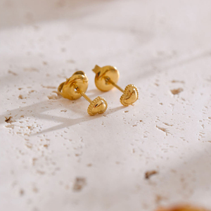 Orecchini da <span class=keywords><strong>donna</strong></span> XY 5493 mini, molto piccoli, versatili, eleganti, in acciaio inossidabile, a forma di cuore, stella, fiore e rotondi, impermeabili. - Product Image 4
