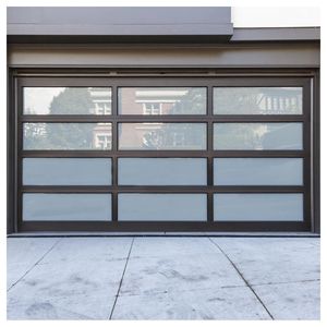 Porte de <span class=keywords><strong>garage</strong></span> en verre à finition miroir, entrée de <span class=keywords><strong>garage</strong></span> décorative, <span class=keywords><strong>grand</strong></span> portail de <span class=keywords><strong>garage</strong></span> pour hôtel - Product Image 2