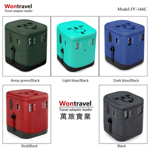 2019 adaptador de viaje Universal de 100 <span class=keywords><strong>a</strong></span> 240V convertidor de puerto de Reino Unido es nos enchufe de la UE USB tipo <span class=keywords><strong>C</strong></span>. - Product Image 6
