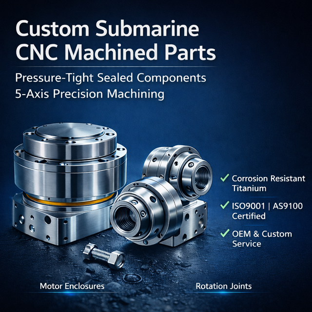 Precision CNC Machined Underwater Connector Housing for Submarine Systems
