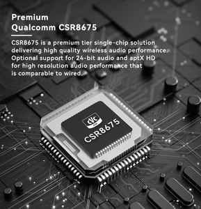 AptX headphone hibrida HD peredam bising aktif nirkabel untuk 5.2 headphone dengan 98% ANC dan 15-20 jam waktu Putar - Product Image 3