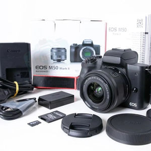 กล้องดิจิตอล HFT Professional EOS <span class=keywords><strong>M50</strong></span> Mark II + เลนส์ EF-M 15-45 มม. F/3.5-6.3 IS STM แบบไม่มีกระจก ความละเอียด 1080P Full HD สำหรับขายส่ง - Product Image 1