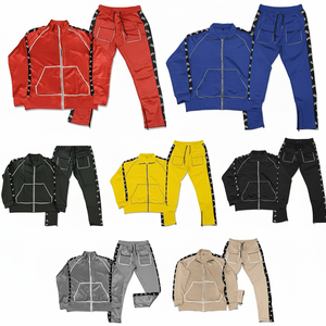 Costume de survêtement pour homme, ensemble costume de Sport, Jogging, haut à la mode, Logo personnalisé, - Product Image 1