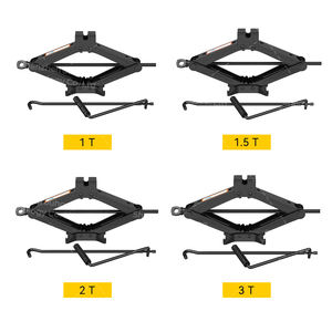 Низкопрофильный небольшой автомобильный домкрат 1,5 тонн Инструменты Складная длинная ручка кривошипно-качалка автомобильный ножничный домкрат - Product Image 2