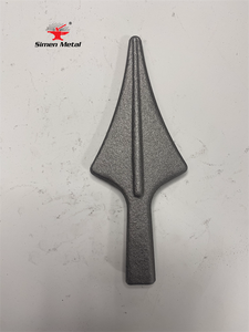 Composants en fer forgé <span class=keywords><strong>points</strong></span> de lance en fonte têtes de lance en métal décoratives clôture en fer portes ornementales accessoires - Product Image 5