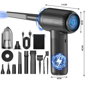 Handheld two-in-one blowing and sucking machine Car home computer keyboard cleaning dust gun blower air duster turbo jet fan