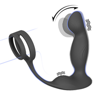 S-Hande - Jouets sexuels pour adultes - Design ergonomique pour la prostate masculine - Masseur - Anneau pénien de qualité supérieure - Mode de vibration - Plugs anaux en silicone pour couples