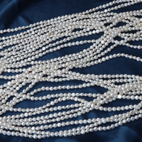 Perles naturelles lisses sans noyau en forme de tablette, économiques, pour la fabrication de bijoux DIY, 5-5,5 mm/5,5-6 mm