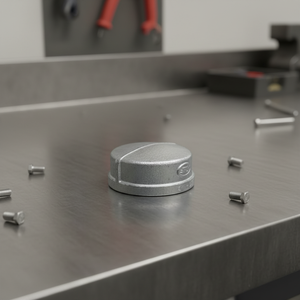 Заглушка для труб из ковкого чугуна Kanaifu Model 301, оцинкованная, для систем воды, масла и газа, давление 2,5 МПа, срок службы 10 лет - Product Image 5