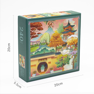 <span class=keywords><strong>Puzzle</strong></span> en papier éducatif <span class=keywords><strong>250</strong></span> <span class=keywords><strong>pièces</strong></span>, design personnalisé, impression couleur intégrale - Product Image 4