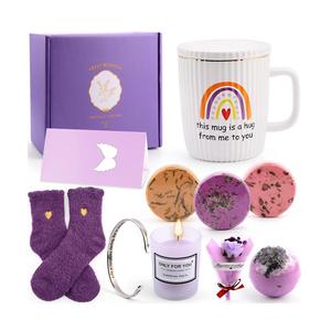 Get Well Soon Gift Set Box Custom Thinking of You Gift Ideas for Women <b>Presents</b> for Her Aromatherapy Stress Relief Spa Basket - Product Image 1