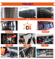 GSOK 48V 10kw 5kwh 7kwh Baterai Dinding Daya Lithium Paket Baterai Surya Powerwall 51.2V 200ah Baterai Lithium Rumah Penyimpanan Surya