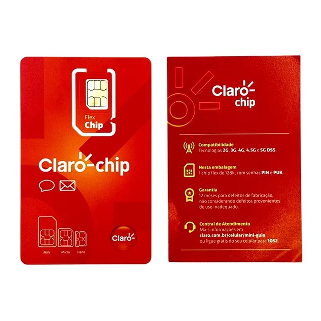 30MB Per Month 1 Year Claro Chip SIM Card for Automotive GPS Tracker 4G IoT Products with Worldwide Coverage