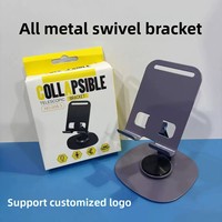 Support de téléphone en alliage XTAURI pliable et extensible pour bureau, support paresseux pour diffusion en direct, portable, cadeau, vente en gros d'usine