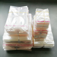 Emballage en cellophane auto-adhésif transparent, petit sac en polypropylène OPP, emballage cadeau pour bijoux, sac auto-adhésif pour biscuits et bonbons