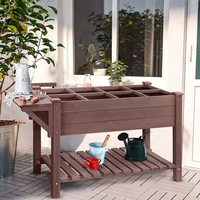 XWP032 tempat tidur tanam taman, untuk halaman belakang rumah luar ruangan untuk sayuran dan bunga