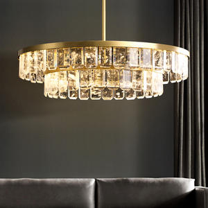 High Quality Pendant Lights Nordic Bedroom Dining Room Ceiling Light Luxury Crystal <b>Chandelier</b> - Product Image 1