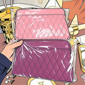 โรงงานขายกระเป๋าเครื่องสำอางแฟชั่นสำหรับผู้หญิง ทำจากวัสดุ PU ทันสมัย ขายส่งจำนวนมาก พกพาสะดวก - Product Image 4