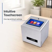 Printer Inkjet Desktop Kecil Layar Sentuh Mandiri untuk Kode Kedaluwarsa, Kode Batch, Botol, Karton, dan Pouch