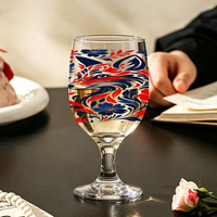 Verre à vin à pied transparent de 12 oz – Vaisselle classique pour restaurant, bar, hôtel, fête à domicile – Vente en gros