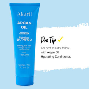 Champú Herbal con Aceite de Argán para Cabello Rizado - Triple Hidratación y Crecimiento, Control de Grasa, Mezcla Triple, 170g - Product Image 2