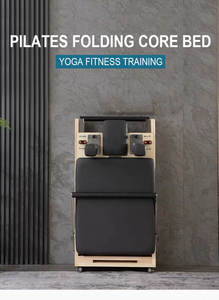 Promoción YUXING marrón Premium madera de roble duradero portátil plegable Pilates Equipo de Estudio - Product Image 5