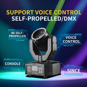 Projecteur à tête mobile 30W DMX512 à activation sonore avec effets RGB et <span class=keywords><strong>LED</strong></span>, indice de protection IP33, dimmable, pour soirées disco et DJ - Product Image 5