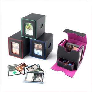 Caja para Cartas, Caja para Mazos de Cartas, Caja con Ventana, Perfecta para TCG, <span class=keywords><strong>Hearthstone</strong></span>, Yu-Gi-Oh y Colecciones de Anime - Product Image 2