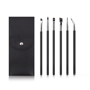 Pinceles de maquillaje de <span class=keywords><strong>ojos</strong></span> precisos detallados 6PCS Juego de brochas de maquillaje delineador de <span class=keywords><strong>ojos</strong></span> fino superfino - Product Image 1