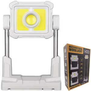 Lámpara LED Multifuncional de Alta Potencia para Trabajo y Transmisión en Vivo, Nueva Lámpara de Camping Retráctil con Carga Solar COB, ABS para Camping - Product Image 3