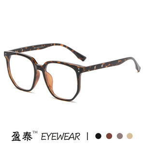แว่นตาทรงสี่เหลี่ยมสไตล์เรโทร ป้องกันแสงสีฟ้า เลนส์ใส สำหรับทุกเพศ - Product Image 2