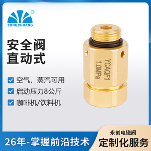 Yongchuang Safety Valve 1/2 In Water Normal Temperature For Coffee Machine Industry - Product Image 5