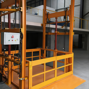 घरेलू सामान के लिए इनडोर और आउटडोर हाइड्रोलिक गाइड रेल माल ढुलाई लिफ्ट 1.5 गोदाम और निर्माण के लिए 5 टन से 5 टन - Product Image 2