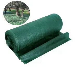 Dark Green Mono Olive Net agriculture olive netting HDPE olive harvest nets plastic fruit collection mesh