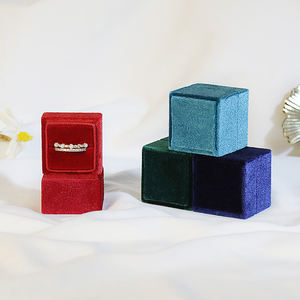 Weimei Heaven and Earth Gift Cover Fashion <b>Wedding</b> Velvet <b>Ring</b> <b>Box</b> <b>Wedding</b> <b>Ceremony</b> Jewelry Packaging Boxes - Product Image 5